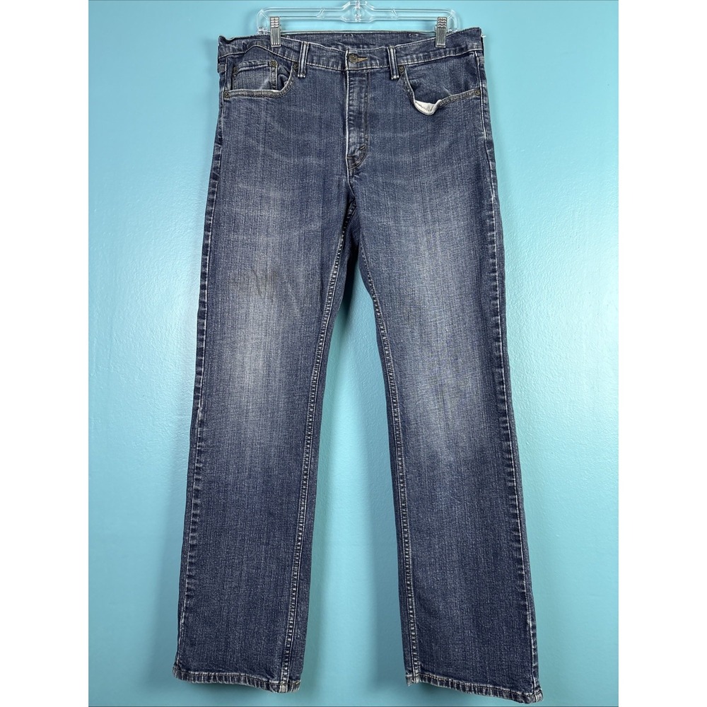 Levi's 559 Jeans Men's Size 38x34 Relaxed Straight Blue Denim Cotton Dark Wash